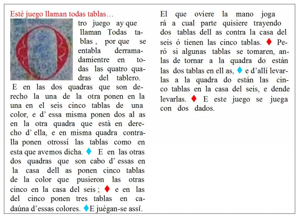 todas tablas vieux castillan decompressé